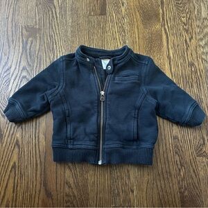 Gymboree Black Moto Jacket, size 12-24M